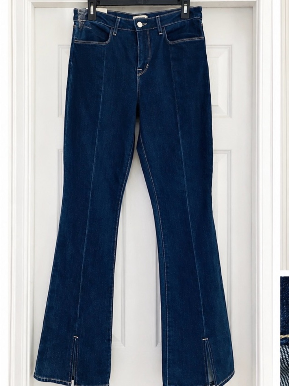 L'AGENCE Dark Indigo Flare Jeans